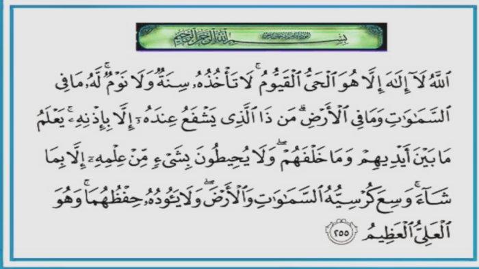 Bacaan Ayat Kursi Arab Dan Latin Lengkap Keutamaannya Dalam Kehidupan