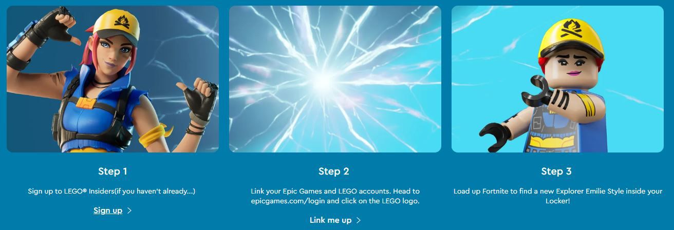 how to, how to link lego insider and fortnite accounts for a free lego fortnite skin