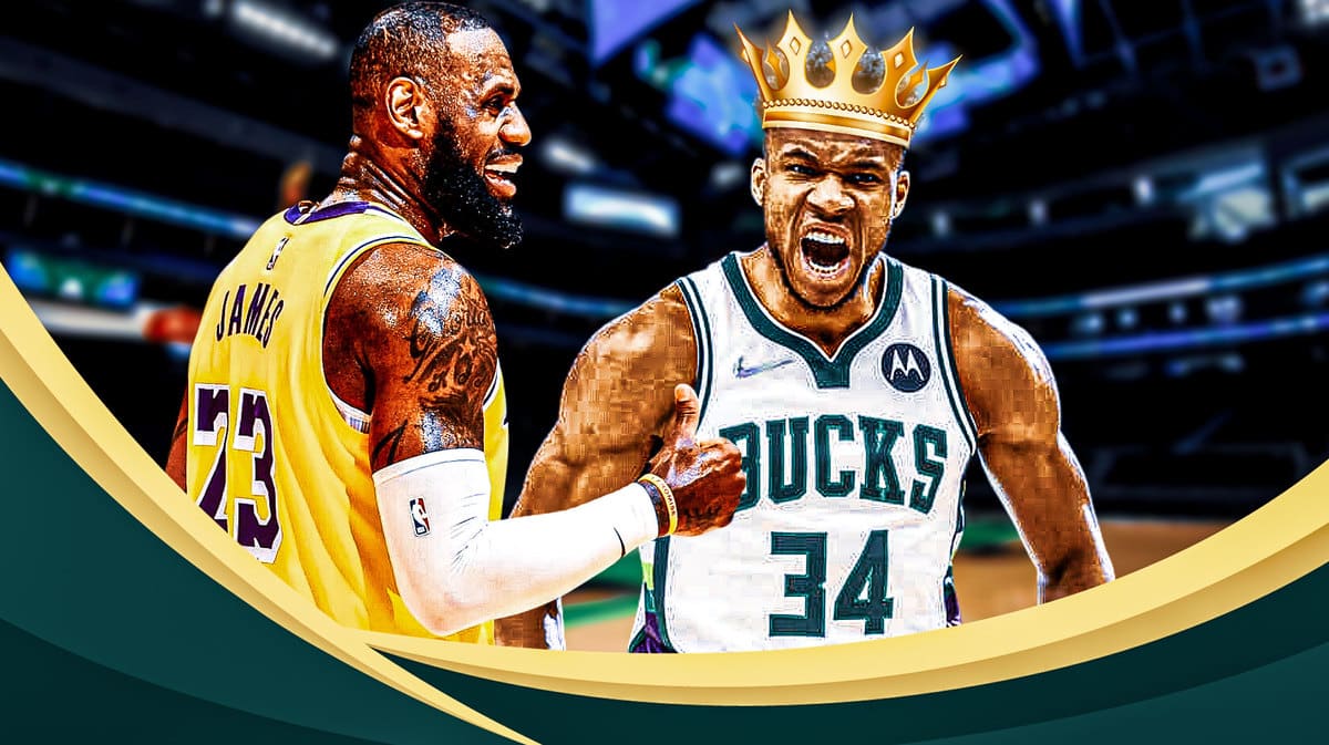 LeBron James Giannis Antetokounmpo Lead 2024 NBA All Star Game Fan Vote   AA1ka5zc.img