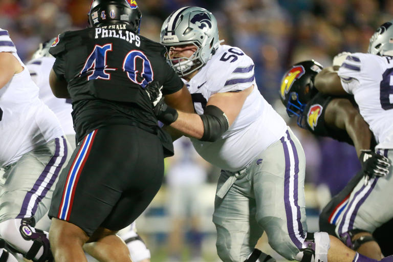 Where will Kansas State football’s Cooper Beebe go in 2024 NFL draft ...