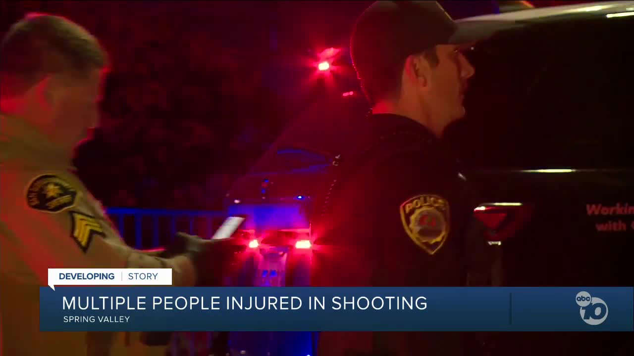 Multiple people injured in Spring Valley shooting