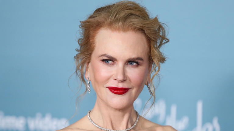 Mandatory Credit: Photo by Image Press Agency/NurPhoto/Shutterstock (12634123is) Actress Nicole Kidman wearing an Armani Prive gown, Jimmy Choo shoes, and an Omega watch arrives at the Los Angeles Premiere Of Amazon Studios' 'Being The Ricardos' held at the Academy Museum of Motion Pictures on December 6, 2021 in Los Angeles, California, United States. Los Angeles Premiere Of Amazon Studios' 'Being The Ricardos', United States - 06 Dec 2021