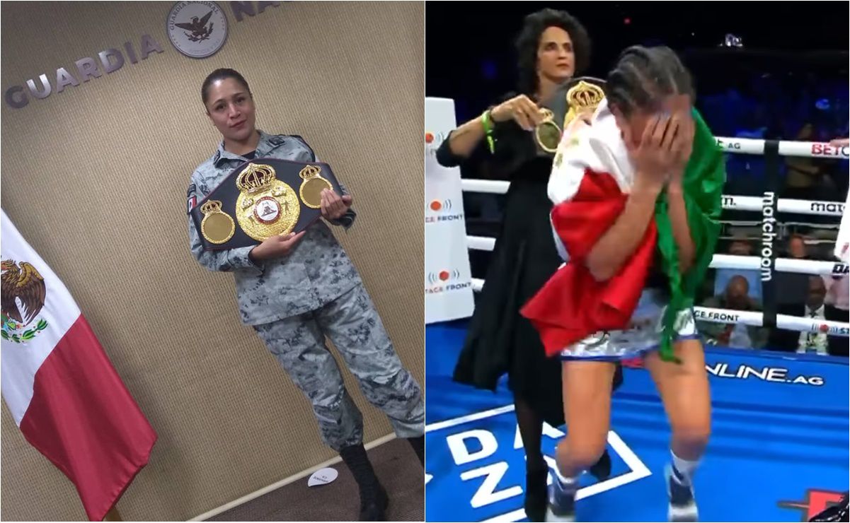 erika cruz, subagente de la guardia nacional se convierte en campeona mundial de boxeo