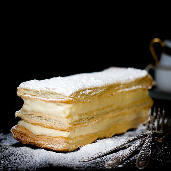 Napoleon Dessert | Mille Feuille Cream Pastry