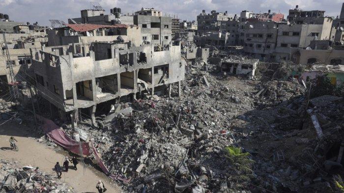 jalur gaza dan tepi barat hancur,menlu palestina: israel ingin habisi kami