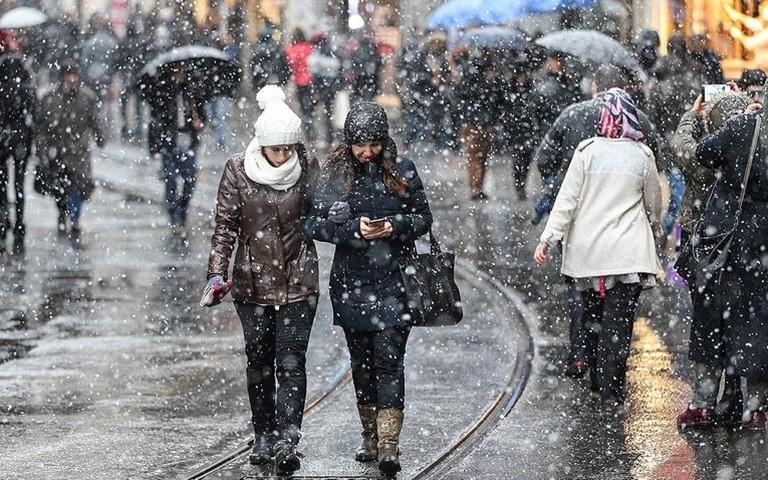 meteoroloji tarih verdi: i̇stanbul'a kar geliyor... i̇şte son hava durumu raporu