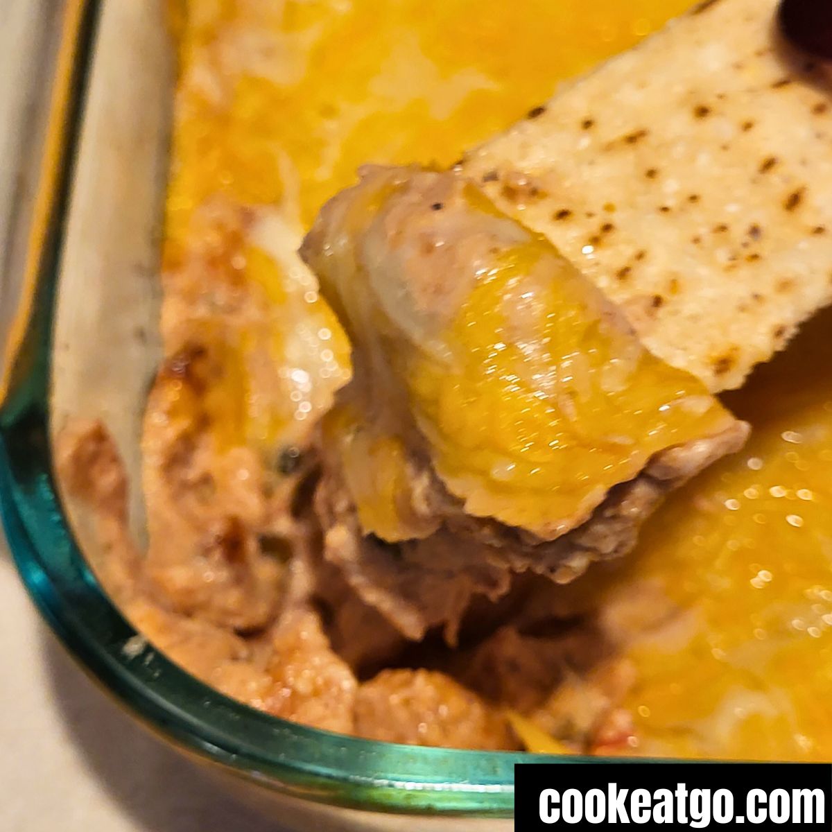 Cheesy Refried Bean Dip Recipe!