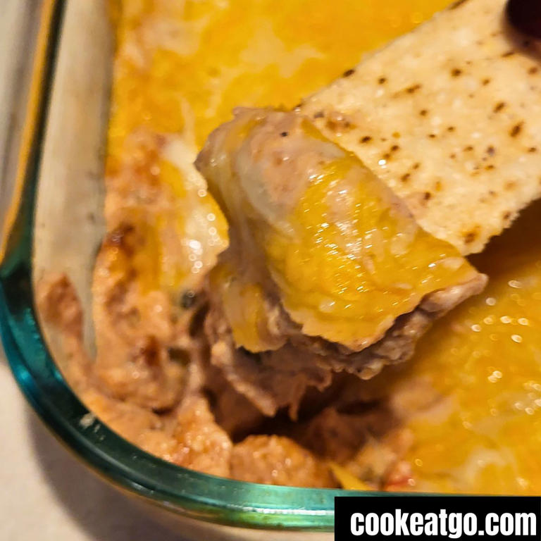 Cheesy Refried Bean Dip Recipe!