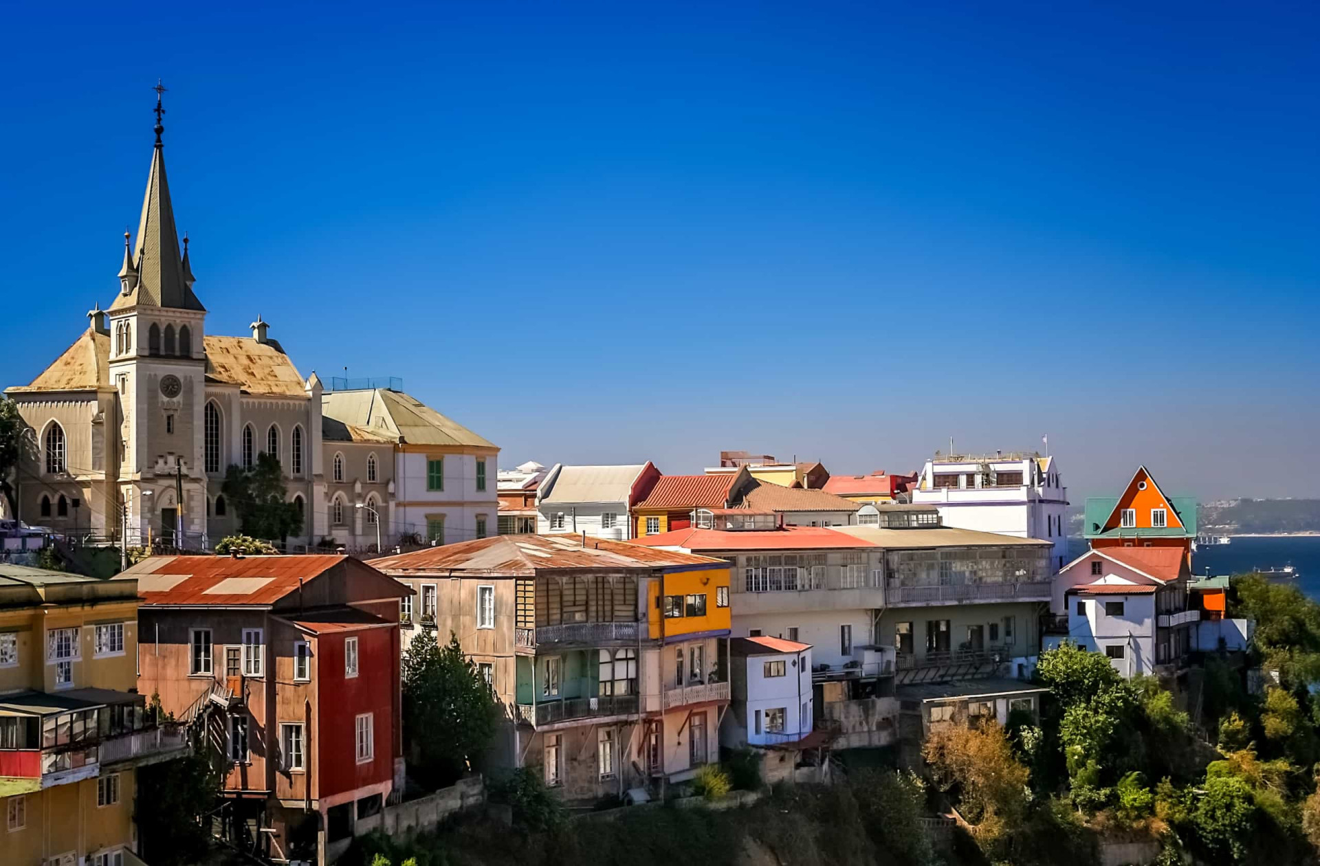 Location: Valparaíso<br>Criteria: Cultural<br>Year established: 2003<br>Description: A major stopover in the 19th century for ships sailing between the Atlantic and Pacific oceans via the Straits of Magellan, Valparaíso prospered as a magnet for European immigrants.