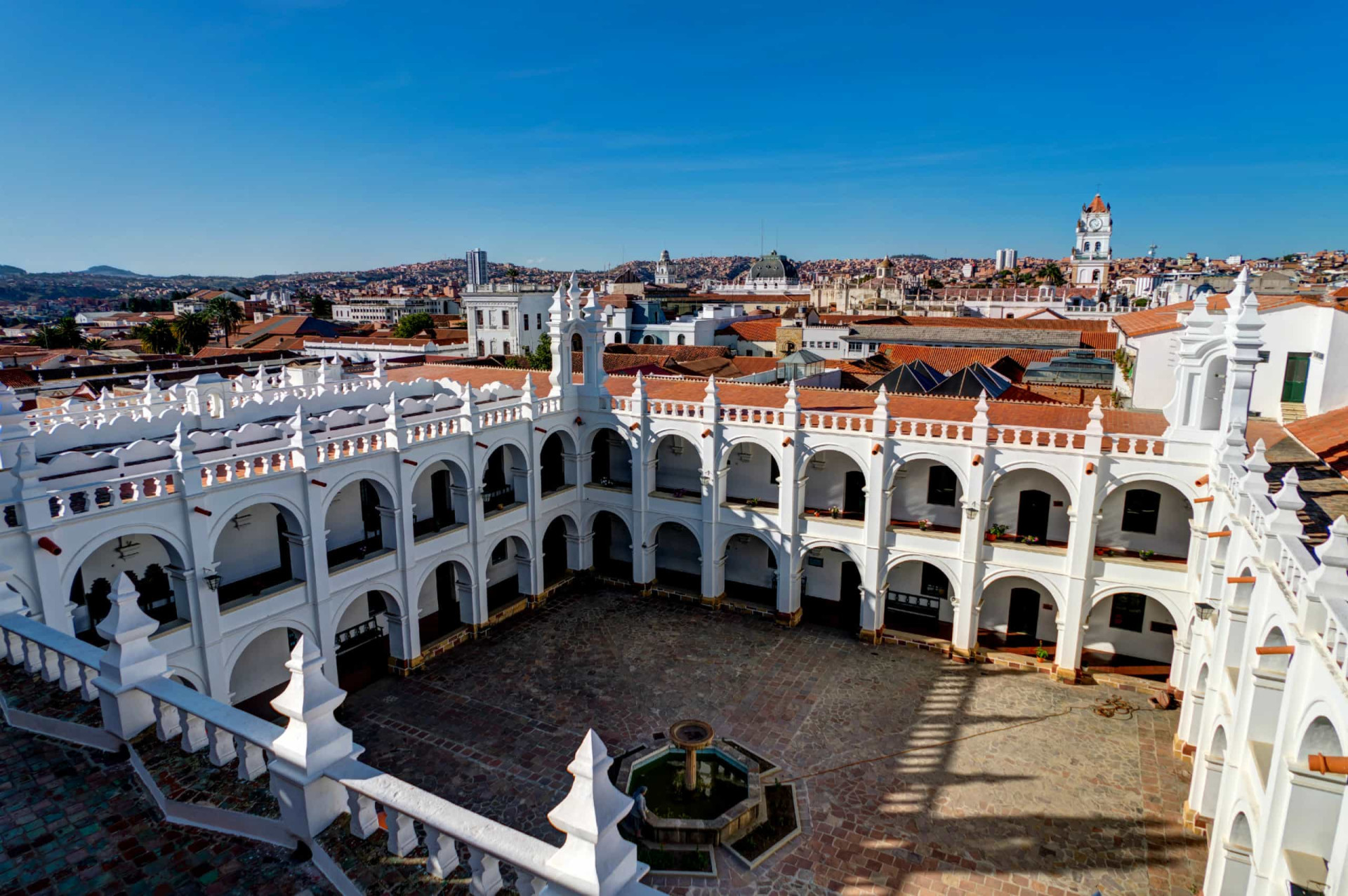 Location: Oropeza Province, Chuquisaca Department<br>Criteria: Cultural<br>Year established: 1991<br>Description: Founded by the Spanish in 1538, Sucre's many old and classic buildings, and especially the religious structures, reflect the fusion of local and European architectural styles.<p>You may also like:<a href="https://www.starsinsider.com/n/316351?utm_source=msn.com&utm_medium=display&utm_campaign=referral_description&utm_content=413555v12en-us"> Classic paintings with secret messages</a></p>
