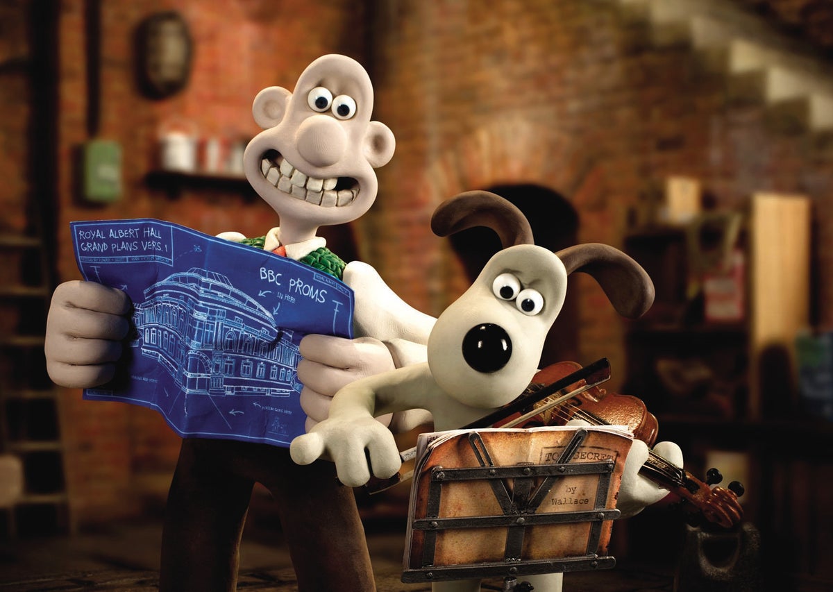 Wallace gromit. Уоллес и громит проклятие кролика-оборотня. Уоллес и громит проклятие кролика-оборотня мультфильм. Уоллес из Уоллес и громит. Проклятие кролика оборотня.