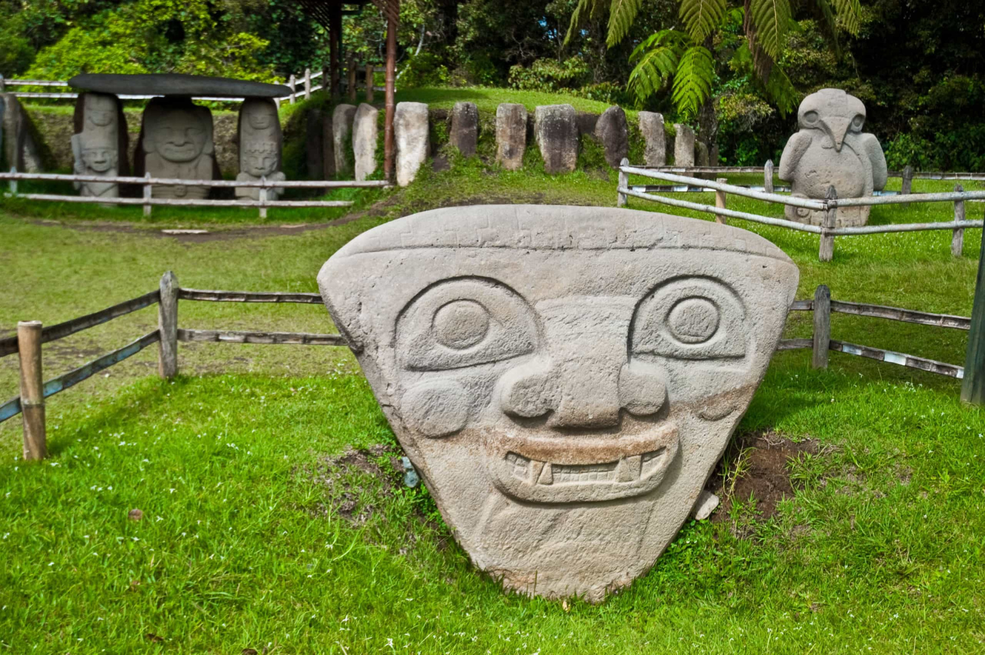 Location: Huila Department<br>Criteria: Cultural<br>Year established: 1995<br>Description: The park showcases the largest collection of religious monuments and megalithic sculptures in Latin America.<p><a href="https://www.msn.com/en-us/community/channel/vid-7xx8mnucu55yw63we9va2gwr7uihbxwc68fxqp25x6tg4ftibpra?cvid=94631541bc0f4f89bfd59158d696ad7e">Follow us and access great exclusive content every day</a></p>