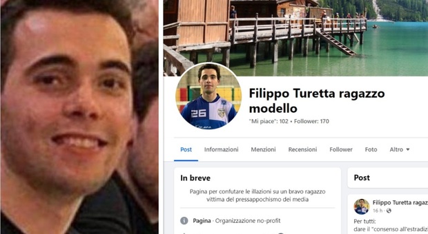 'filippo turetta ragazzo modello', spunta la pagina facebook: «su di lui illazioni». social indignati, boom di segnalazioni