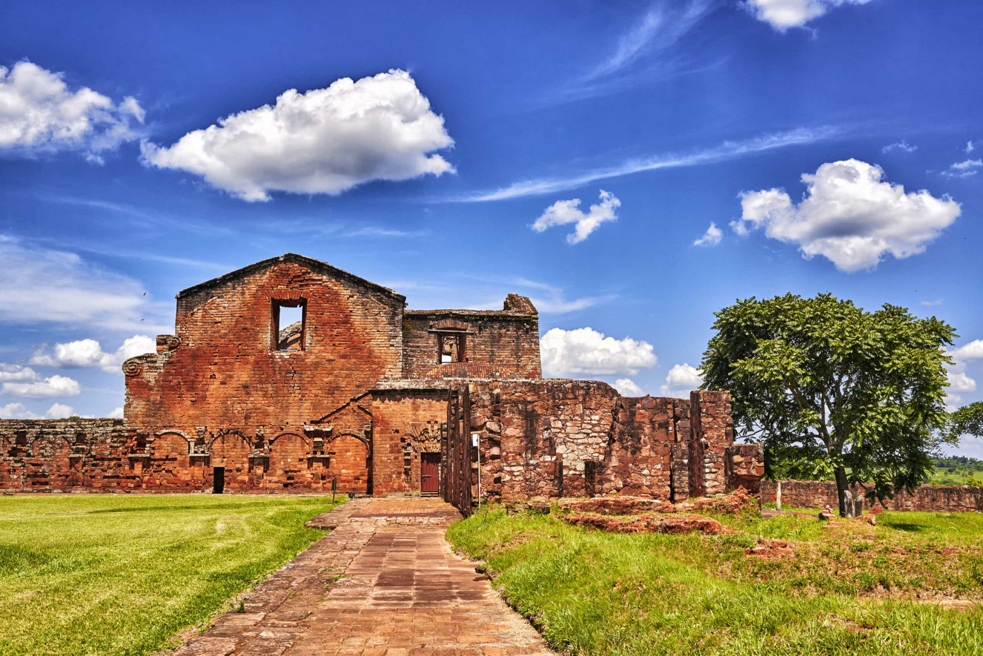 Location: Paraguay<br>Criteria: Cultural<br>Year established: 1993<br>Description: Two fine examples of the many Jesuit reductions (small colonies established by the missionaries in various locations in South America) built in the 18th and 19th centuries.