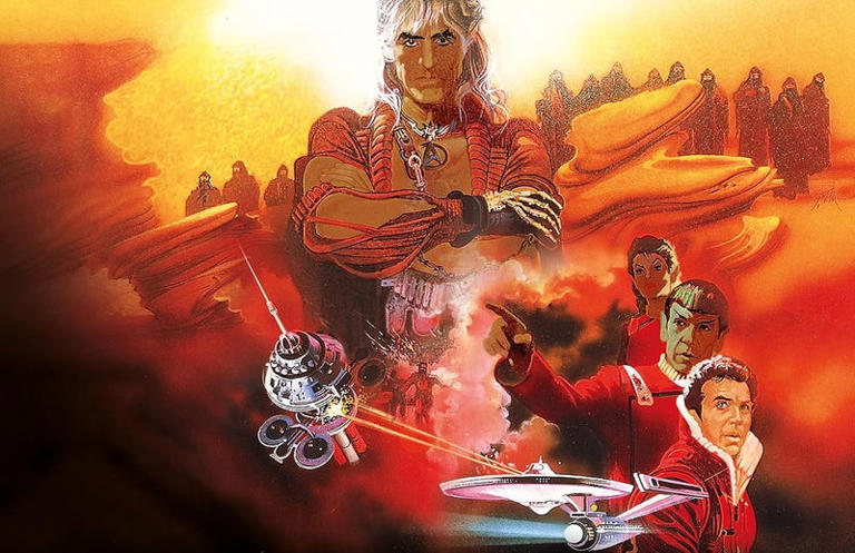 Star Trek II: The Wrath of Khan making-of book cover art