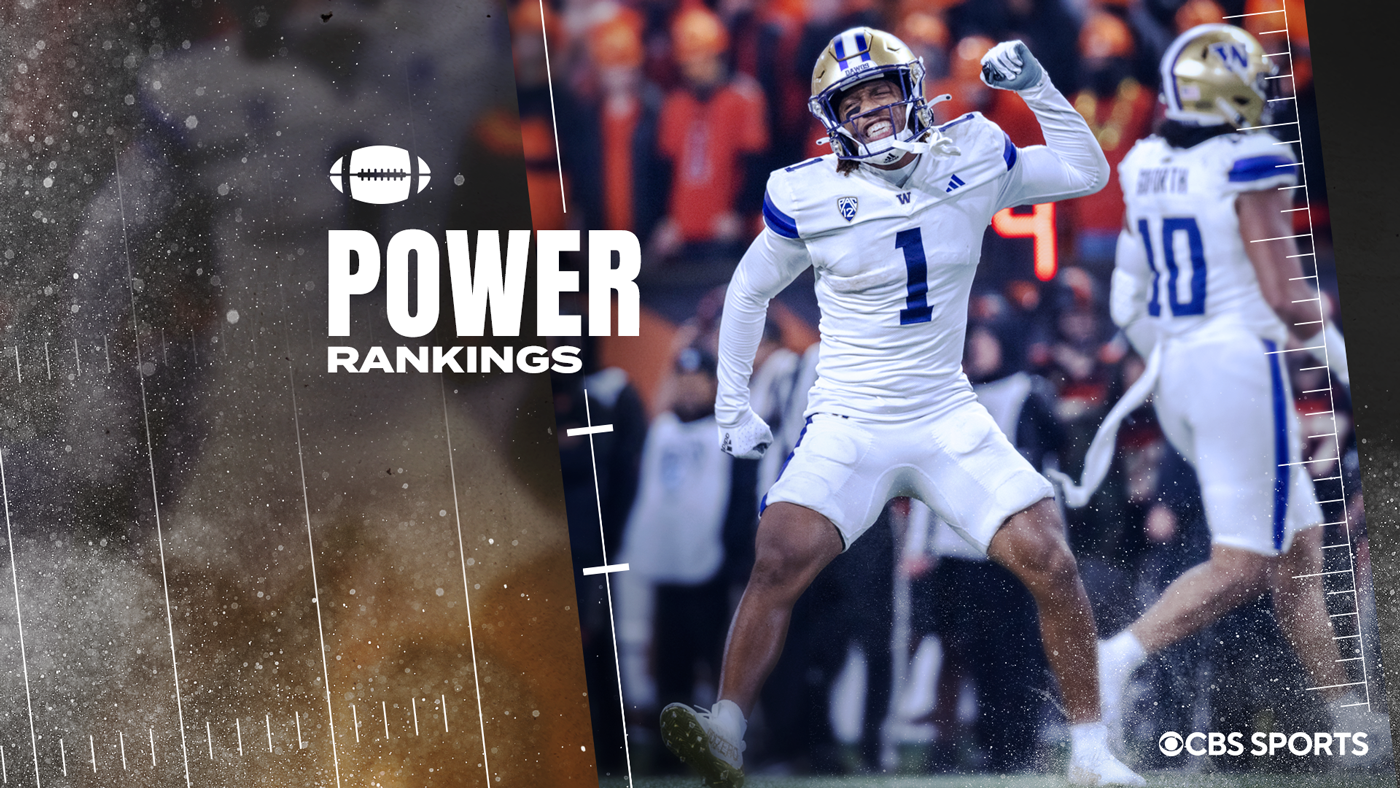 college football power rankings: georgia stands as clear no. 1, washington jumps florida state for no. 4