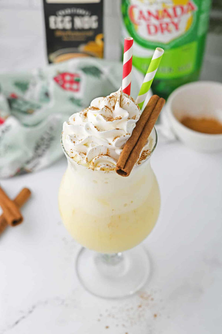 Eggnog Floats