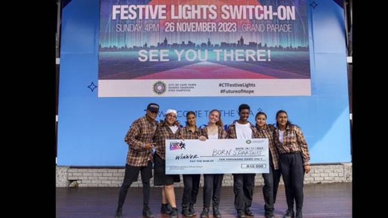 kraaifontein dance crew wins dance challenge, to perform at the festive lights switch-on event
