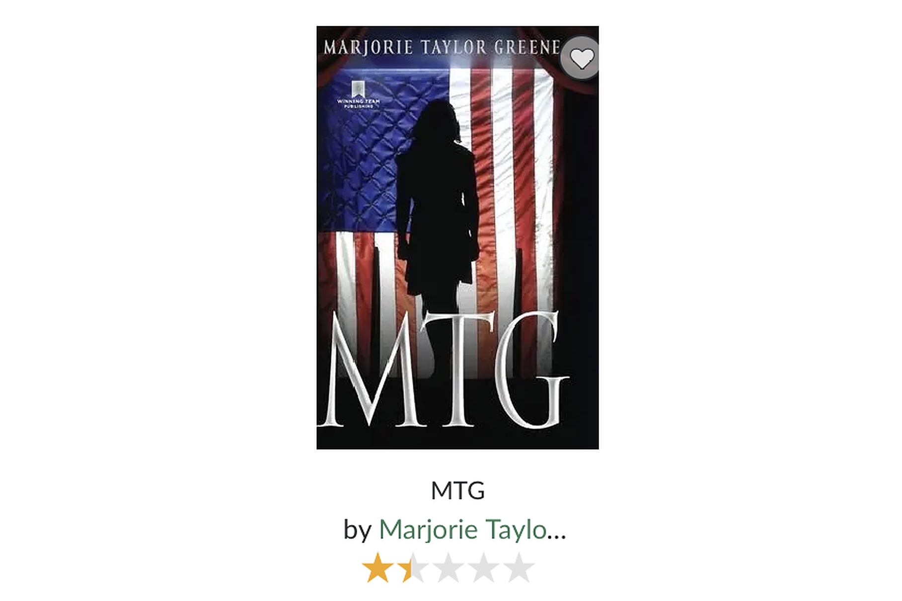 amazon, marjorie taylor greene's book hit by negative reviews