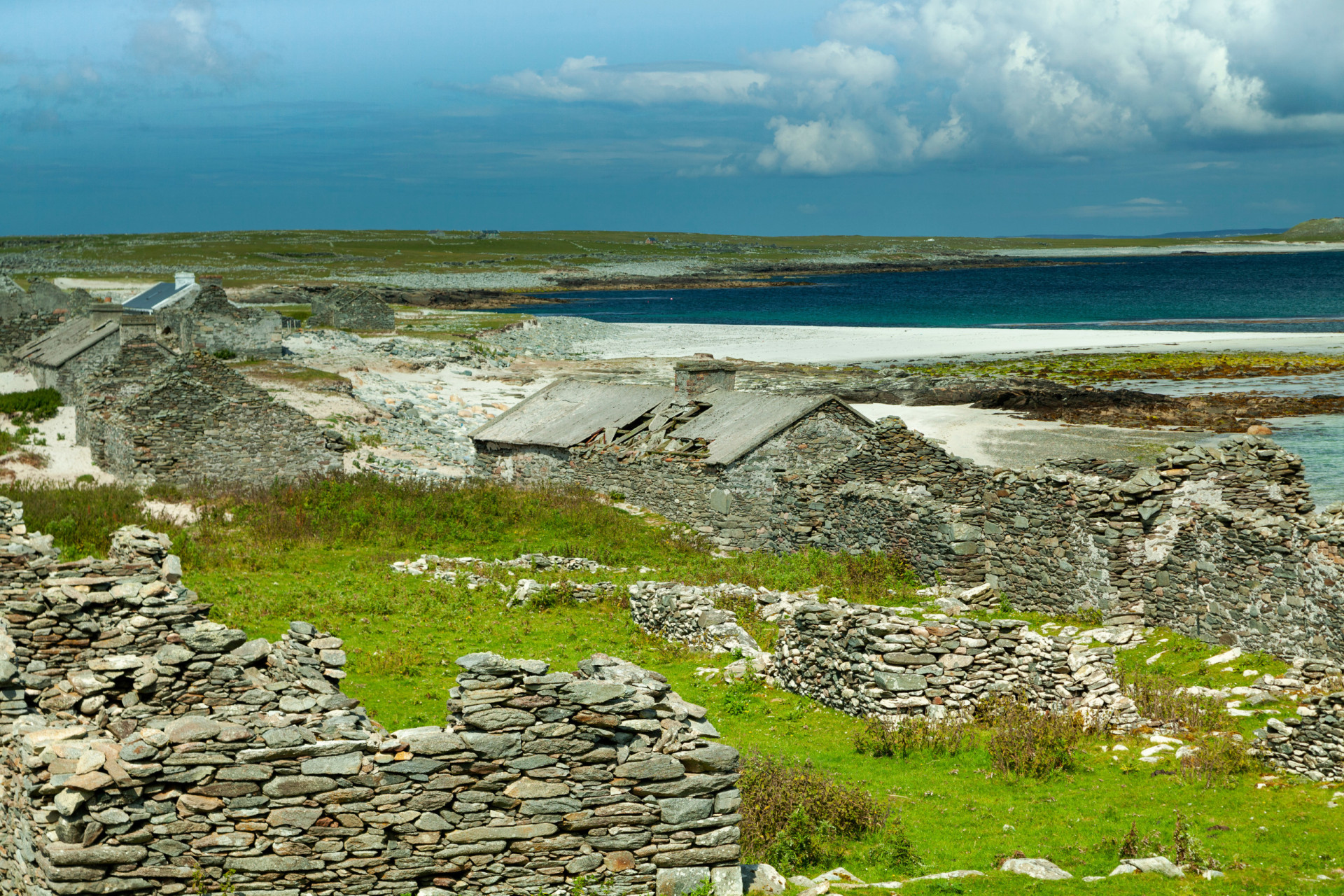 <p>The remains of stone cottages from the 1800s still stand on the islands, a relic of the past and the <a href="https://www.starsinsider.com/lifestyle/502545/the-worst-famines-in-history" rel="noopener">Famine</a>'s legacy. Visitors can explore the unspoiled islands on foot.</p><p>You may also like:<a href="https://www.starsinsider.com/n/284870?utm_source=msn.com&utm_medium=display&utm_campaign=referral_description&utm_content=621106en-au"> Authors who hated their movie adaptations</a></p>