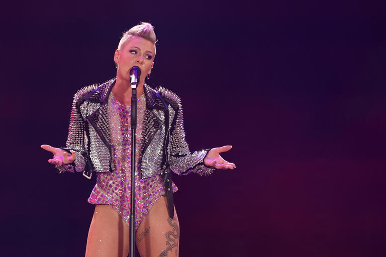 Pink will perform two shows in Liverpool as part of her 2024 Summer Carnival tour. Image: Getty