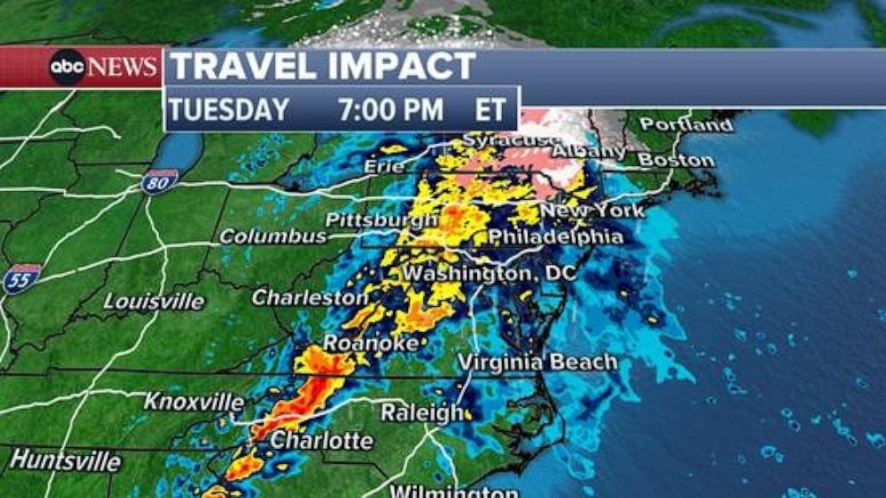 thanksgiving storm live updates: severe weather threatens travel