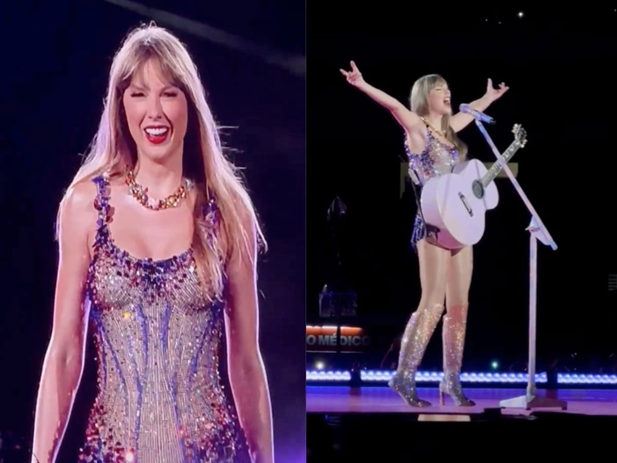 Taylor Swift expertly recovers from wardrobe malfunction during Eras