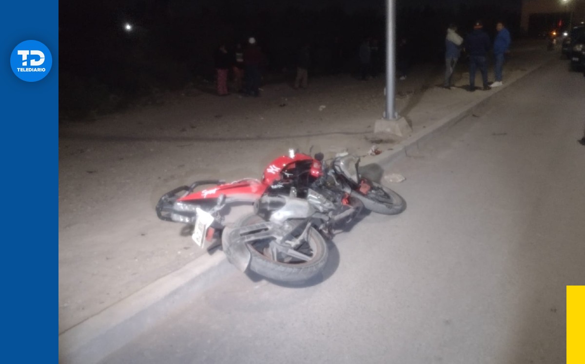 motociclista muere tras impactarse contra luminaria en fraccionamiento jardines del sol