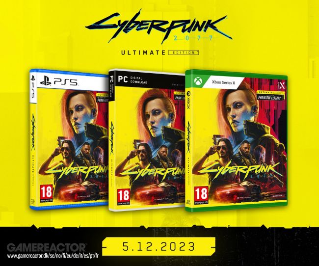 cyberpunk 2077: ultimate edition släpps väldigt snart
