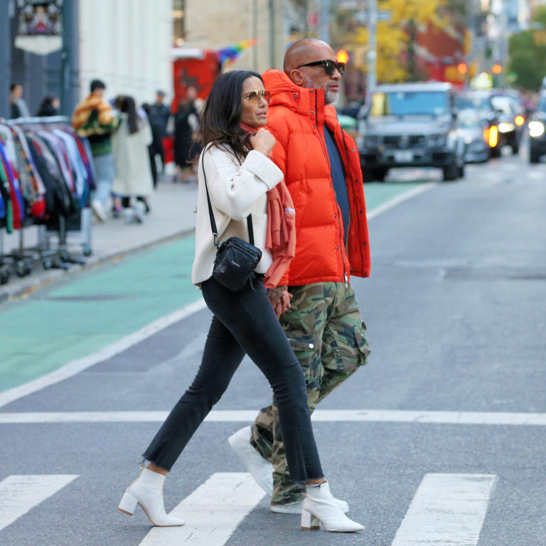 Padma Lakshmi and ‘Black-ish’ creator Kenya Barris spotted holding