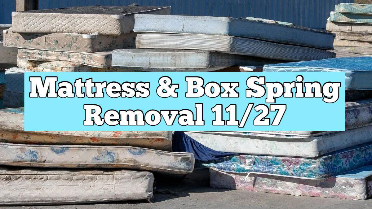 dispose of mattresses and box springs walmart