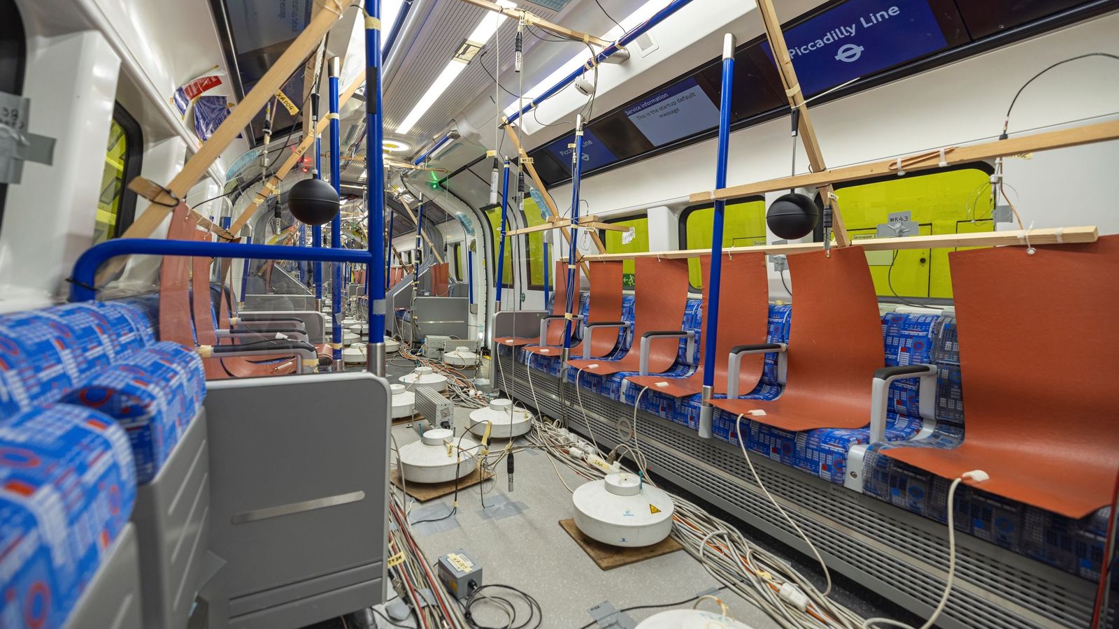 first look inside new air-conditioned tube carriages