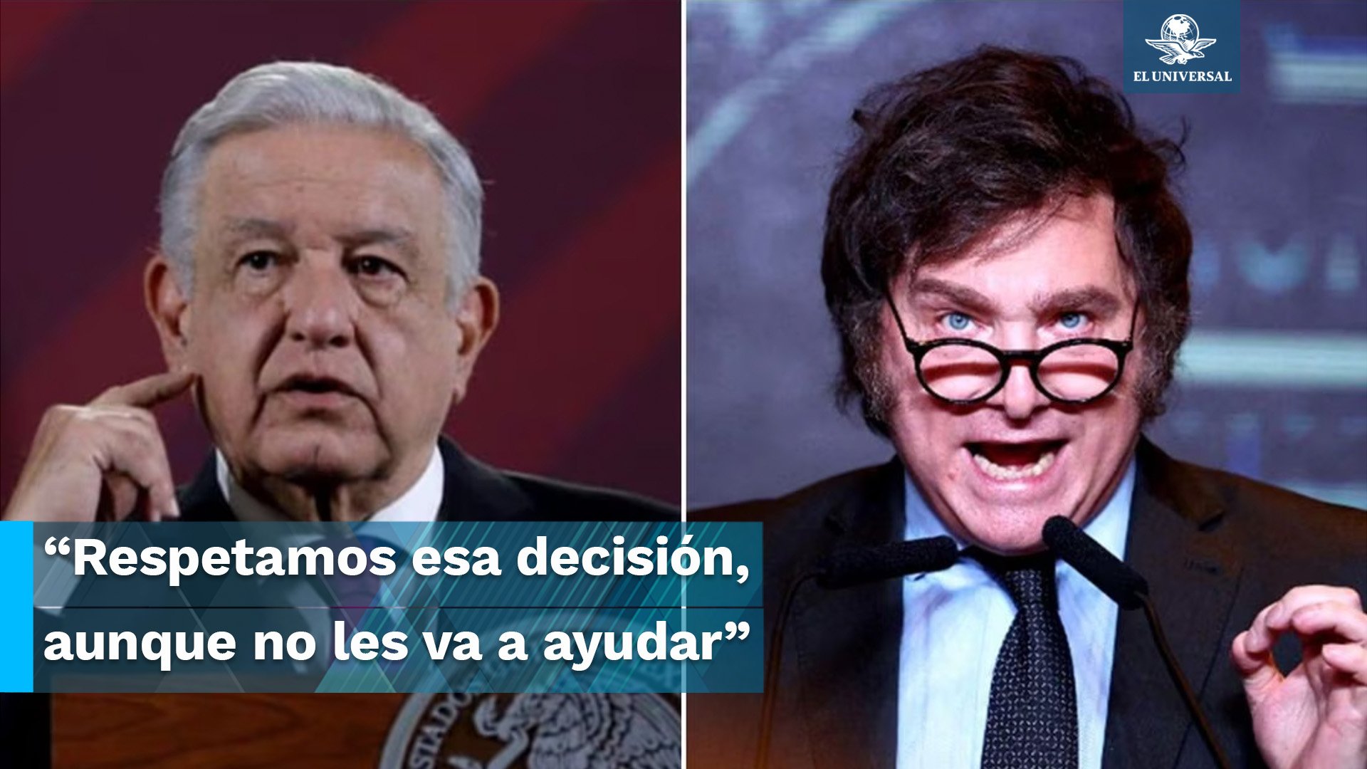 Argentina se metió un “autogol” con Milei como nuevo presidente: AMLO