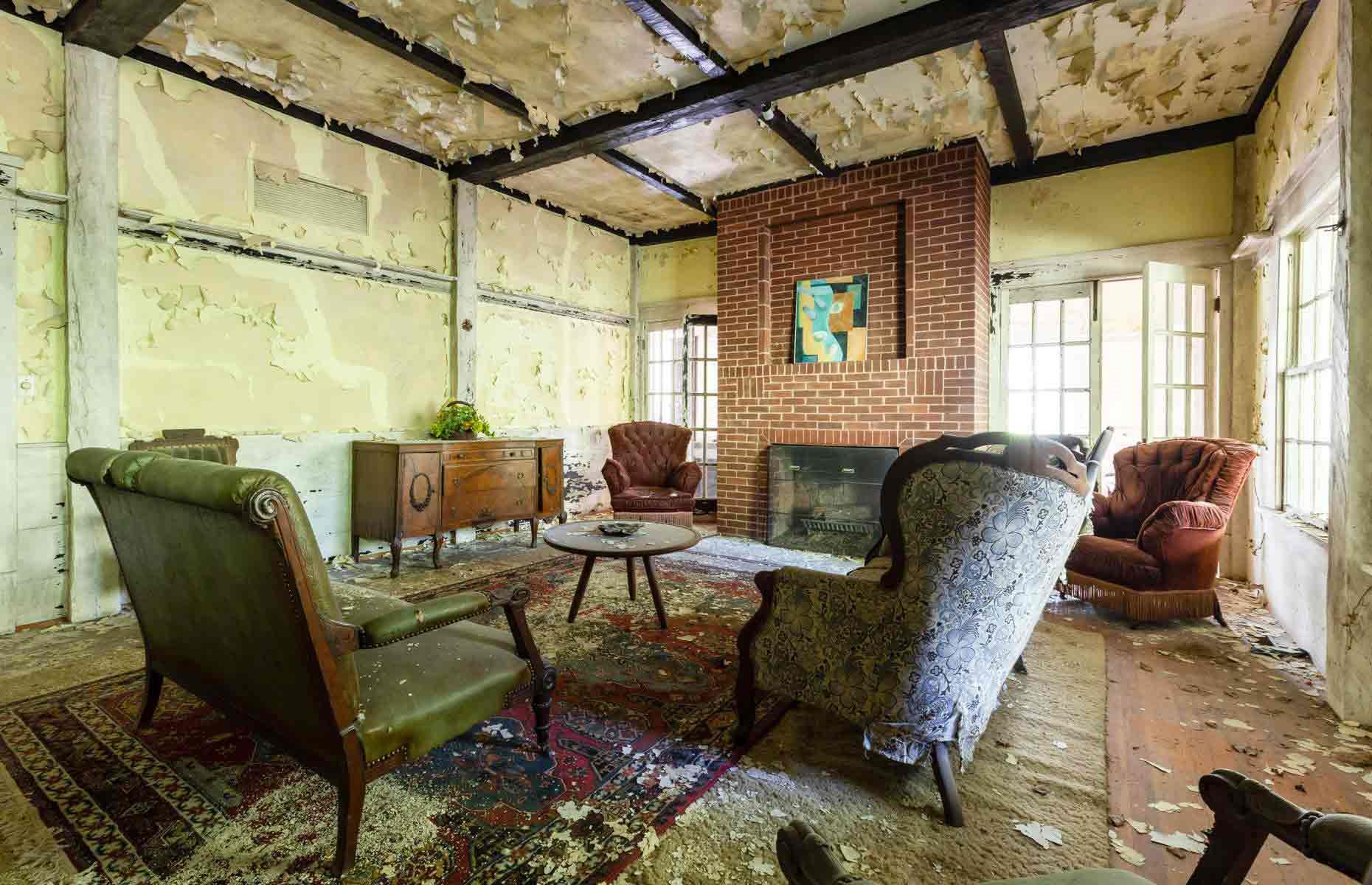 Inside this abandoned house withholding a treasure trove