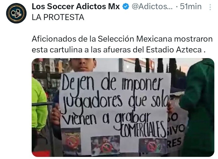 amazon, afición protesta contra la selección mexicana previo al partido de vuelta frente a honduras