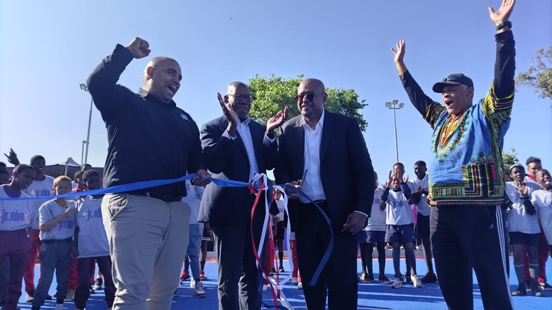 hollywood star forest whitaker unveils new basketball court in athlone