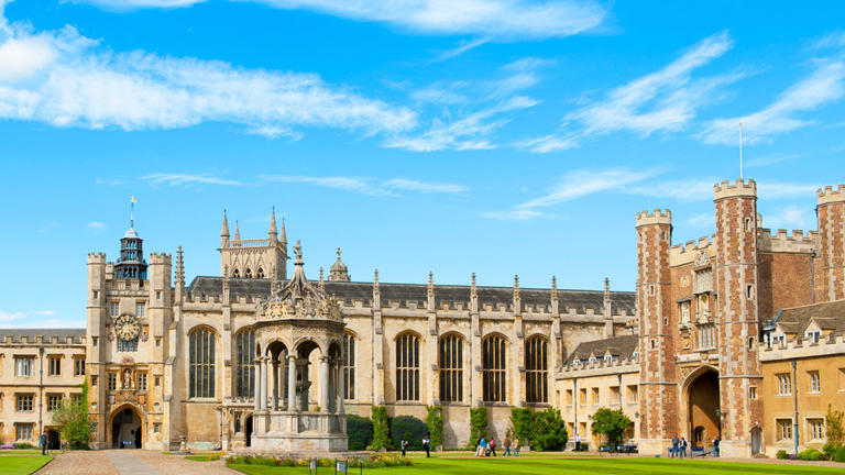 Universities benefit from the graduate visa route, the report found. (File pic of Trinity College, Cambridge)