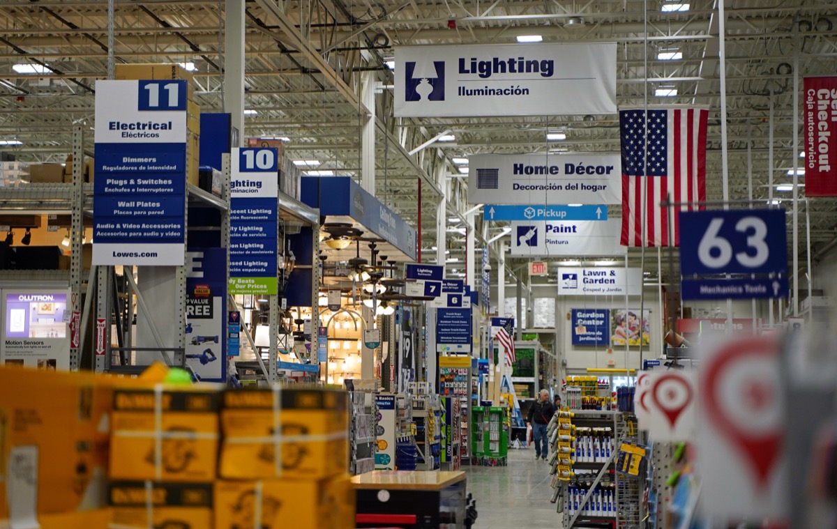 8 Things You Should Never Buy at Lowe's, Retail Experts Warn