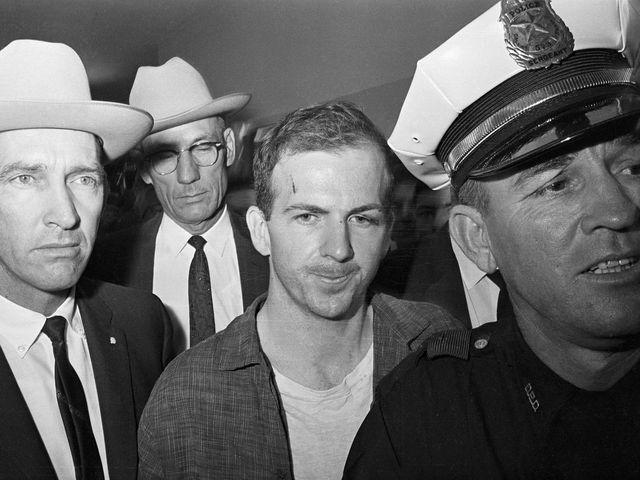 Bettmann Lee Harvey Oswald is shown after his arrest here on November 22.