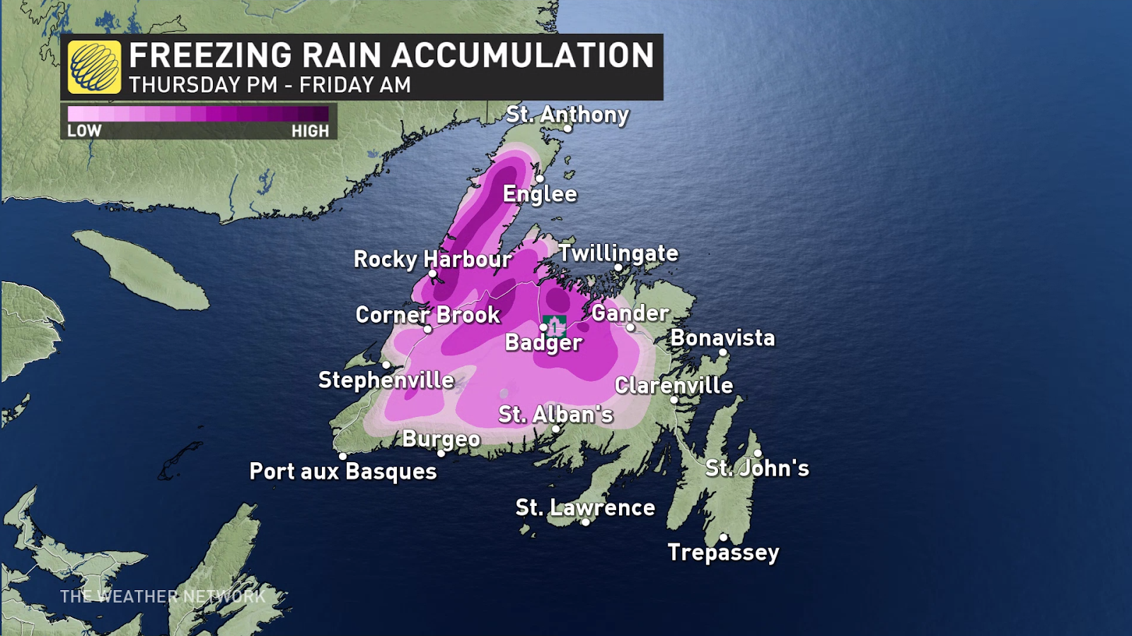 messy, wintry mix moves into an already sopping atlantic canada