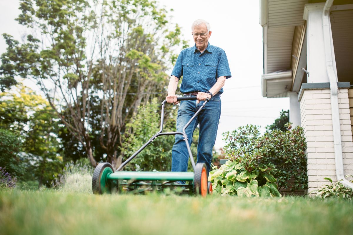 <p>It's not only courteous to make sure your <a href="https://www.womansday.com/home/decorating/g2270/landscaping-tips/">lawn is in tip-top-shape</a>, but if you're out mowing your front yard, offer to do the same for the family next door. They'll appreciate the hour of chores you just took off their to-do list.</p>