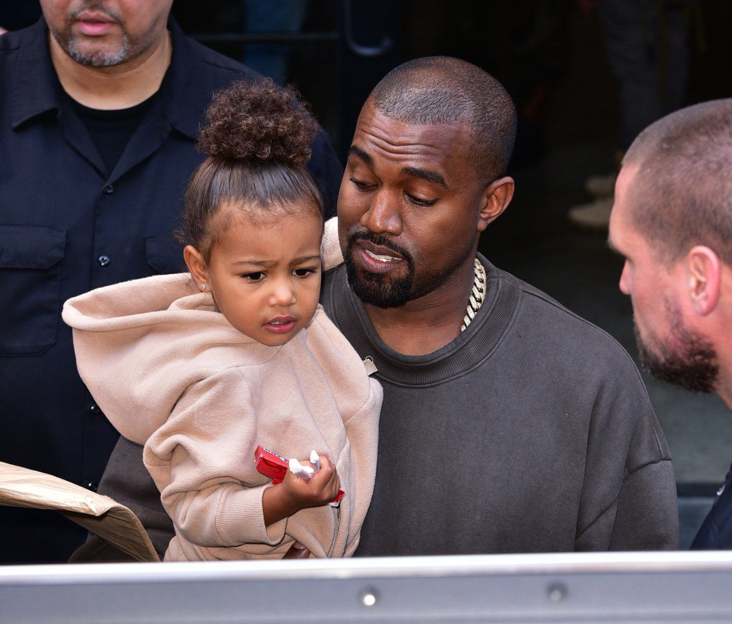 Kanye West Brings in Star Daughter North West To Rolling Loud in LA ...