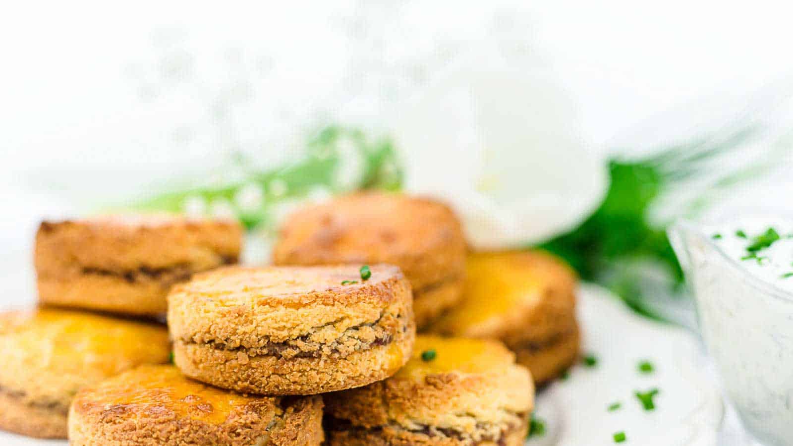 <p>Enjoy the Nutty Almond Flour Biscuits – a low-carb creation that brings comfort and taste to your snacking routine. These biscuits are made with almond flour, offering a nutty flavor and a satisfying texture. Whether you’re dipping them or enjoying them as a base for savory toppings, these biscuits are a delightful treat that’s low in carbs.</p><p><strong>Get the Recipe: </strong><a href="https://www.lowcarb-nocarb.com/low-carb-biscuits/?utm_source=msn&utm_medium=page&utm_campaign=msn">Nutty Almond Flour Biscuits</a></p>