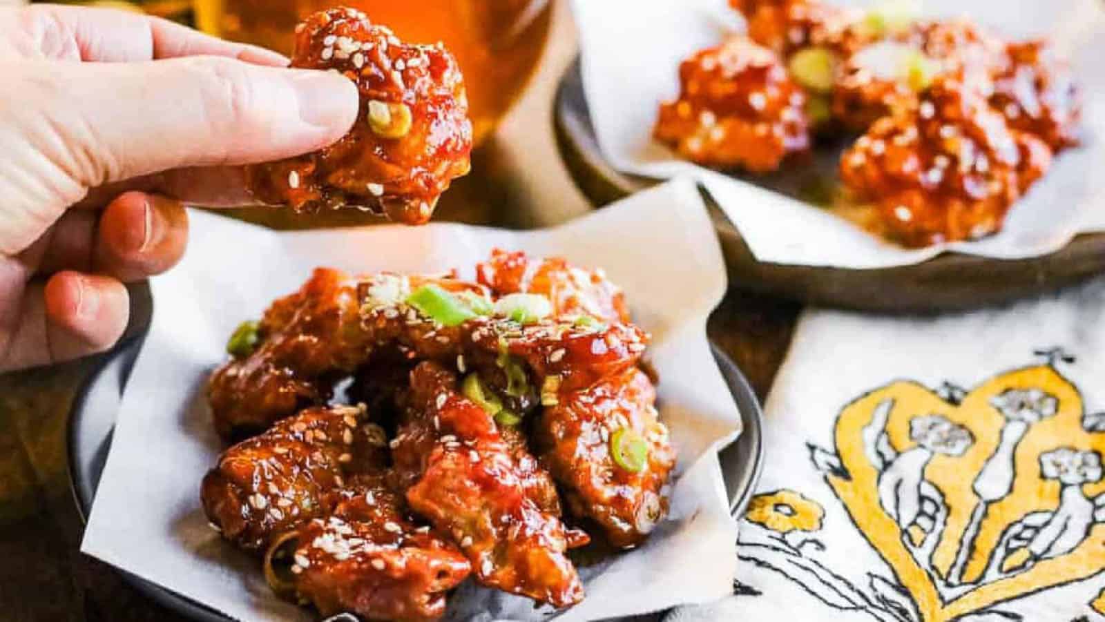 <p>Want to try something new? How about Korean Fried Chicken? It’s an amazing sweet and spicy flavor experience that cooks up perfectly in the air fryer. Get ready for a burst of flavor that you won’t soon forget!<br><strong>Get the Recipe: </strong><a href="https://allwaysdelicious.com/air-fryer-korean-fried-chicken/?utm_source=msn&utm_medium=page&utm_campaign=msn">Air Fryer Korean Fried Chicken</a></p>