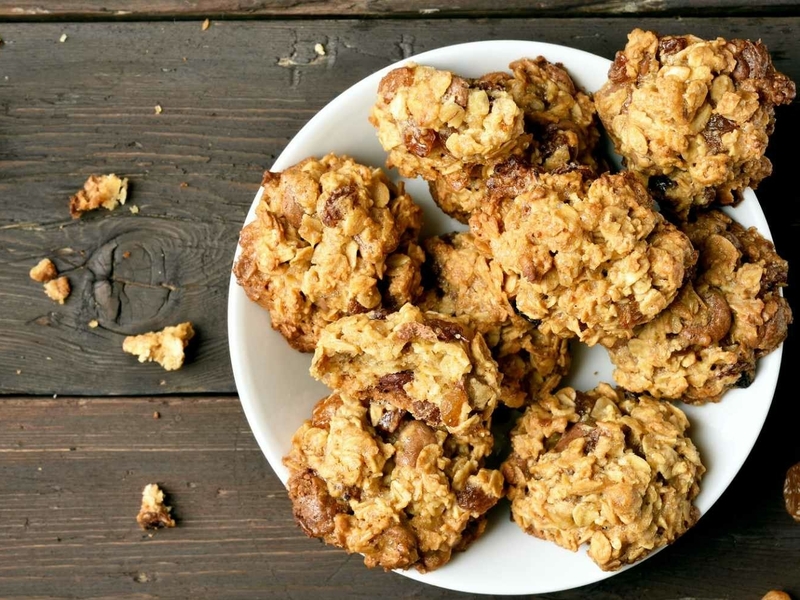 Fitness-Snack: Schnelles Rezept für Herbstkekse mit Haferflocken und Äpfeln