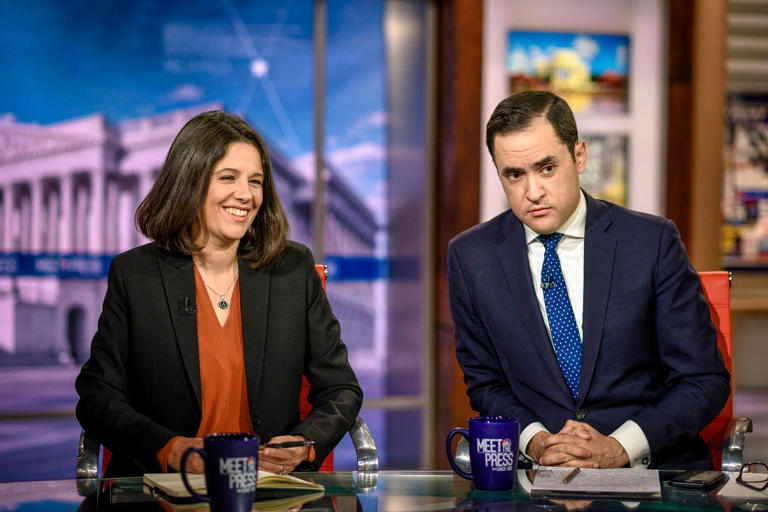 Ashley Parker, White House Reporter, The Washington Post, and Michael Schmidt on Meet the Press in 2019