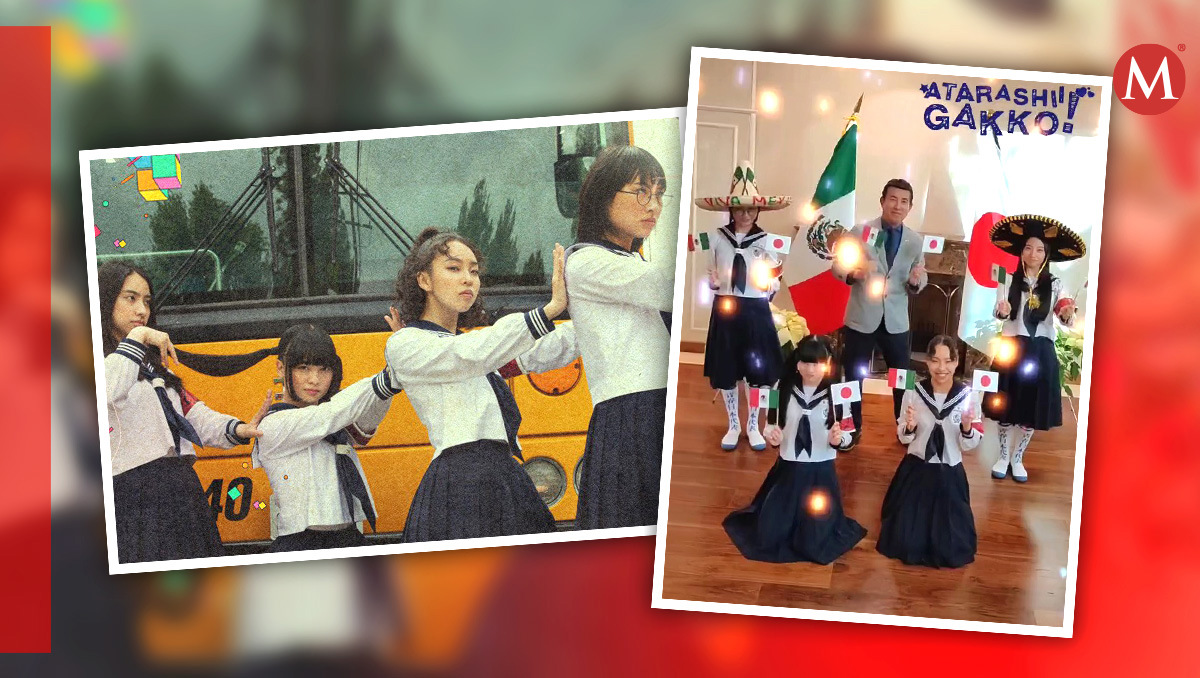 Con baile y sombrero, Atarashii Gakko! celebra su primera vez en México