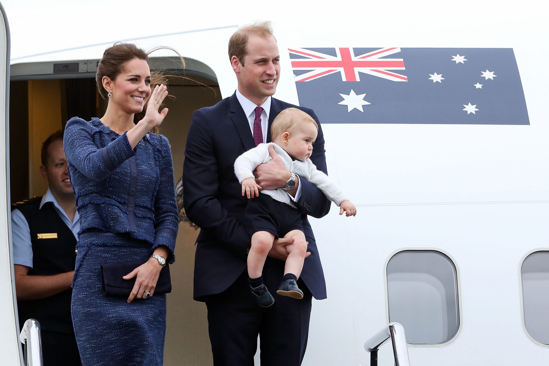 <p>21 Years later, the grown Prince William would bring his own son, Prince George, to the country.</p>