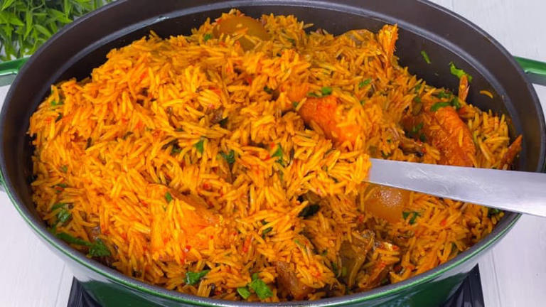                   Palm oil jollof rice                 ©(c) provided by Pulse Nigeria