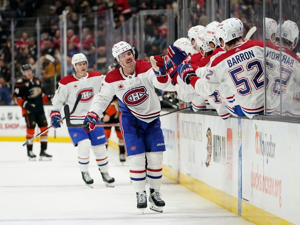 Canadiens End Four-game Losing Streak With Much-needed Win At Anaheim